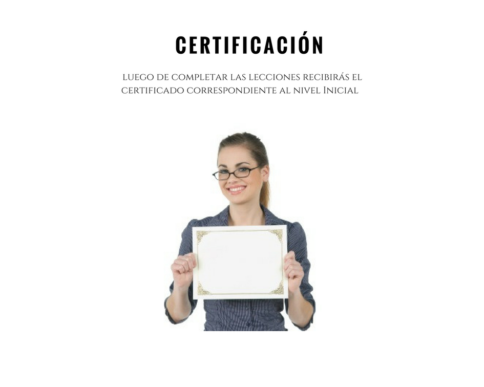 certificación